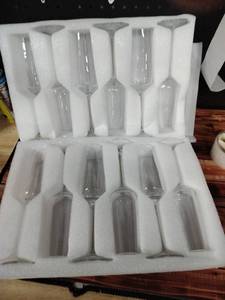 lot 3409 image: Glass wine glass 12pk - Retail $15