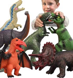 lot 15957 image: Gzsbaby 6 Piece Jumbo Dinosaur Toys for Kids 3-5 and Toddlers, Large Soft Dinosaur Toys for Lovers - Perfect Party Favors, Birthday Gifts - Retail $25