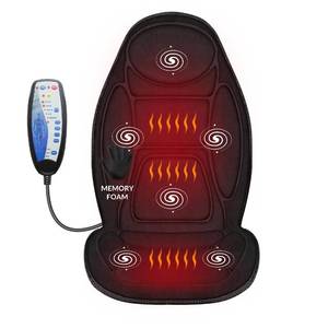 lot 15994 image: Snailax Back Massager with Heat, Memory Foam Chair Massage Pad, 5 Massage Modes and 2 Heat Settings, Seat Massager for Office Chair,Home Use - Retail $70