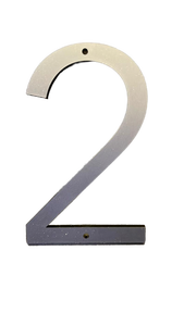 lot 16221 image: Modern House Number 2 (6� Black) with Mounting Hardware - Retail $15