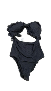 lot 16227 image: Cupshe Black Textured One-Piece Swimsuit L - Retail $25