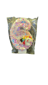 lot 16229 image: CasaPopz Unicorn Glitter �6� Birthday Candle - Retail $8