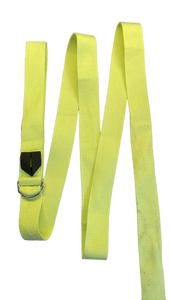 lot 16230 image: Slim Panda Yoga Strap Neon Yellow Fitness Belt - Retail $15