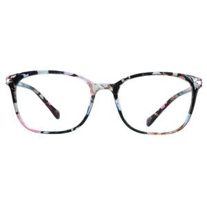 lot 16243 image: VisionGlobal Blue Light Blocking Glasses for Women, Anti Eyestrain, Computer Reading, TV Glasses, Stylish Square Frame, Anti Glare(1.50 Magnification) - Retail $15