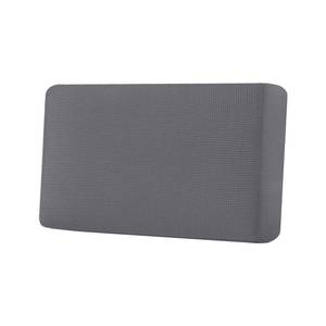 lot 16261 image: H.VERSAILTEX Super Stretch Individual Seat Cushion Covers Sofa Covers Couch Cushion Covers Slipcover Sets Thick Jacquard Textured Twill Fabric (1 Piece Loveseat Cushion Cover, Grey) - Retail $17
