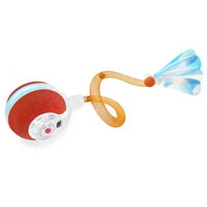 lot 16264 image: Jkanti Interactive Cat Toys for Indoor Cats,The 3rd Generation Agile Moving Cat Ball with Elastic Mesh Tail,Automatic Kitten Toys for Bored Indoor Adult Cats,Motion Activated (Orange) - Retail $18