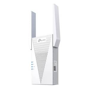 lot 16271 image: TP-Link AX3000 WiFi 6 Range Extender  PCMag Editors Choice  Dual-Band Wireless Repeater wEthernet Port  Up to 2400 Sq. Ft., 64 Devices  Internet Signal Booster  APP Setup  EasyMesh (RE715X) - Retail $90