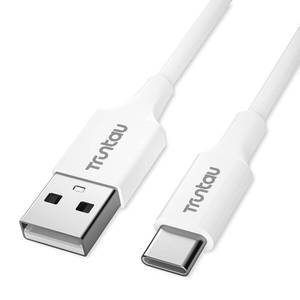 lot 16316 image: Truntau USB A to USB C Charging Cable 3.3FT Cord for iPhone 171615,iPad,MacBook,Google Pixel 1098,Moto,Switch Charger Cord,Fast USB Charger Cord,Car Carplay Cable,Apple White. - Retail $7