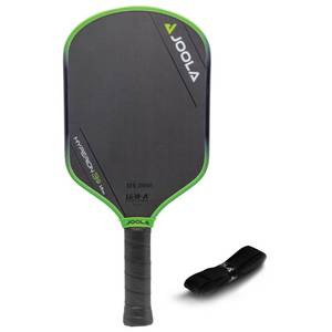lot 16328 image: JOOLA Ben Johns Hyperion 3S 16mm Pickleball Paddle - Elongated Aero Curve Shape for Swing Speed - Propulsion Core Increases Spin and Control - UPA-A Certified - NFC Chip Enabled. broken handle cap - Retail $220