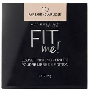 lot 16335 image: Maybelline Fit Me Loose Setting Powder, Face Powder and Finishing Makeup, Fair Light, 1 Count - Retail $8