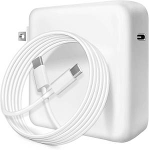lot 6124 image: 118W Mac Book Pro Charger for MacBook Pro Mac Book Air 13 14 15 16 inch 2025 2024 2023 2022 2021 2020,M1 M2 M3 M4 Laptop USB C Power Adapter 6.6FT USB-C Cable Charging as Fast as Mag3,Original Quality - Retail $18