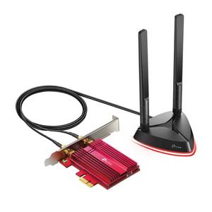 lot 13162 image: TP-Link WiFi 6 AX3000 PCIe WiFi Card (Archer TX3000E), Up to 2400Mbps, Bluetooth 5.3, 802.11AX Dual Band Wireless Adapter with MU-MIMO, OFDMA, Ultra-Low Latency, Supports Windows 11, 10 (64bit) - Retail $32