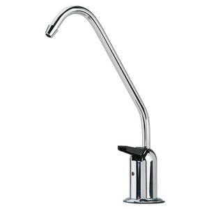 lot 13195 image: Watts Premier Standard Air Gap Auxiliary Faucet with 14 Supply Tubing Connection for RO Reverse Osmosis Water Filtration Systems, Touch NFlow Spring Loaded Handle, Chrome - Retail $1,067in