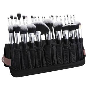 lot 13198 image: DUcare Makeup Brush Organizer 30pcs Folding Travel Cases Makeup Brushes Stand-up Cosmetic Bag Artist Storage (only bag) - Retail $22