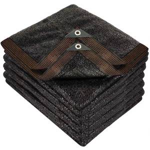 lot 13199 image: winemana 50percent Black Shade Cloth, 20x 20 FT Durable Mesh Tarp with Grommets, Garden Sunblock Shade Cloth Shading Antifreezing for Plants Cover, Greenhouse, Barns Kennel, Patio, Tomatoes - Retail $30