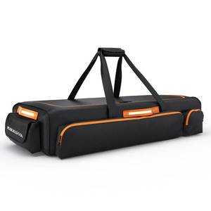 lot 13246 image: MIKKUPPA Under Seat Storage Bag Fit for SuperCrew Cab, Truck Under Seat Organizer with 4 Detachable Inner Dividers and Anti-slip Bottom Fit for Crew Cab(Full Size Trucks), Black - Retail $40