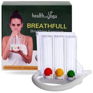 lot 14371 image: SoulGenie HealthAndYoga Deep Breathing Exerciser - Breath Exercise Measurement System - Retail $17