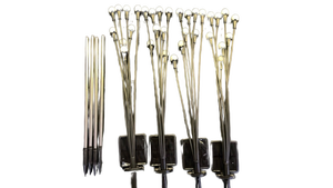 lot 15910 image: Solar Garden Path Lights Set with Stakes - Retail $25