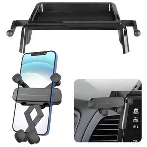 lot 15928 image: LUNQIN Car Phone Holder Center Console Dash Organizer for Honda Odyssey 2018 2019 2020 2021 2022 2023 2024 Accessories Navigation Screen Bracket Interior Decoration Mobile Cell Phone Mount - Retail $33