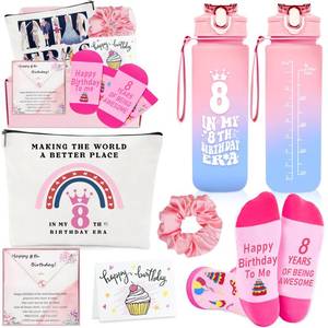 lot 15932 image: Awfrky 8 Year Old Girl Gifts, Gifts for 8 Year Old Girls Beautiful Teen Girl, Best Birthday Gift Ideas for Daughter, Sister, Niece, Granddaughter, 8th Birthday Decorations for Teen Girls Set of 6 - Retail $20