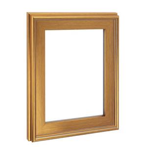 lot 4110 image: Cardinali Plein Aire Frame, Gold 5x7-3 Wide Moulding with Raised Edge -12in Rabbet Depth - Timeless Frame for Canvas - Made in USA - Retail $32in
