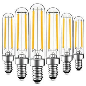 lot 4120 image: Sphoon E12 LED Bulbs 40 Watt Equivalent, 4W T6 Dimmable Candelabra Bulbs,Warm White 2700K B11 Tubular Filament Bulbs for Chandelier Ceiling Fan Wall Sconces,450lm,AC120V,6Pcs - Retail $16