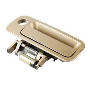 lot 4144 image: Exterior Outside Door Handle Front Driver Left Side Compatible with 1997 1998 1999 2000 2001 Toyota Camry 97 98 99 00 01 - Gold - Retail $10