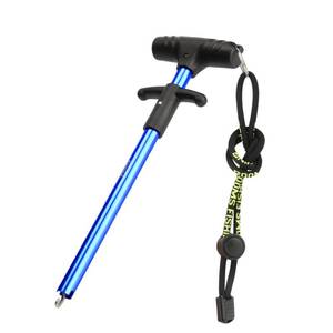lot 4150 image: Booms Fishing R2 Hook Remover Aluminium Squeeze-Out Fish Hook Tools 10 Inches Blue - Retail $10
