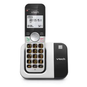 lot 4213 image: VTech Cordless Phone with Large Display and Big Buttons, DECT 6.0 with Caller IDCall Waiting, Full Duplex Speakerphone, ECO Mode, Last 10 Number Redial, Easy to Use,VG231 - Retail $28