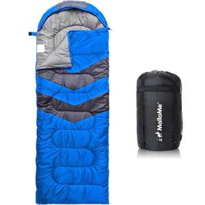 lot 5670 image: MalloMe Sleeping Bags for Adults Cold Weather and Warm - Backpacking Camping Sleeping Bag for Kids 10-12, Girls, Boys - Lightweight Compact Camping Essentials Gear Accessories Hiking Sleep Must Haves - Retail $30