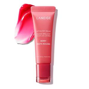 lot 16390 image: LANEIGE Lip Glowy Balm Sheer Tinted Lip Moisturizer with Shea Butter, for Hydrating Shine and Soft Lips - Retail $18