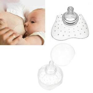 lot 16411 image: Finever Nipple Shield Contact Nippleshield for Breastfeeding with Latch Difficulties or Flat or Inverted Nipples, Non-Toxic (1 Pack) - Retail $7