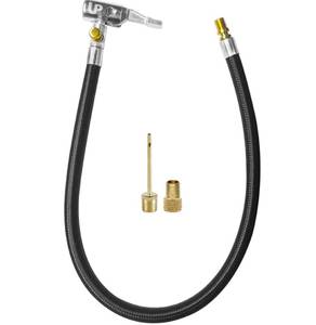 lot 16414 image: Quick Air Release Extention Replacement Hose for Tire Inflators  Portable Air Compressor  Tire Valve Air Chuck Lock  Air Tire Inflator Pump Hose  Presta Valve  Ball Needle (1025.4cm) - Retail $123