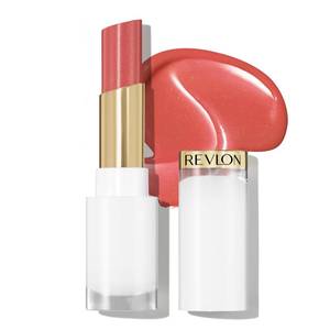 lot 16416 image: REVLON Super Lustrous Glass Shine Balm, Hydrating Tinted Lipstick, Sheer, Glossy Shiny Finish, 003 Honey Shine, 0.11 oz - Retail $10