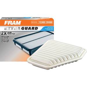 lot 20368 image: FRAM Extra Guard CA10169 Replacement Engine Air Filter for Select Toyota, Lexus, Pontiac, and Scion Models, Provides Up to 12 Months or 12,000 Miles Filter Protection - Retail $12