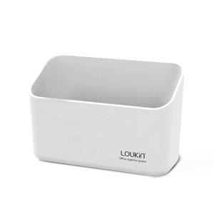lot 20375 image: loukin Magnetic Marker Holder, Dry Erase Marker Holder, Remote Control Holder, Magnetic Storage Organizer for Whiteboard or Refrigerators (White) - Retail $13