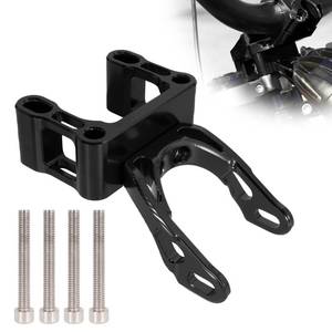 lot 20389 image: ZANGOMB Upgrades Surron Headlight Mount Bracket with 25MM Motorcycle Handlebar Riser Set for Sur Ron LBX Segway X160  X260 (Black, 25MM) - Retail $33