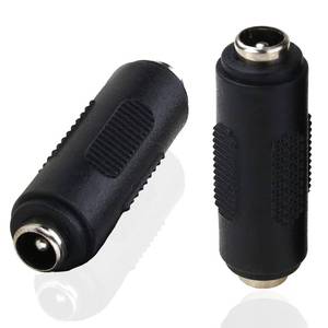 lot 20397 image: 12V 5.5mm x 2.1mm DC Power Connector Adapter 1224V Female to Female Power Jack Socket for Led Strip CCTV Security Camera Cable Wire Ends Plug Barrel (Female to Female - 2PCS) - Retail $4