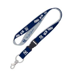 lot 20398 image: WinCraft New York Yankees Two Tone Lanyard Keychain - Retail $12