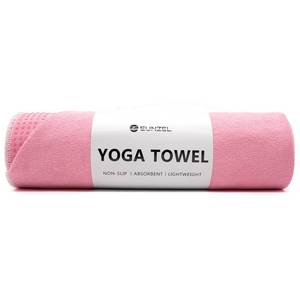 lot 20438 image: Eunzel Hot Yoga Towel - Microfiber Non Slip Yoga Mat Towel with Grip Dot Sweat Absorbent Towel for Hot Yoga, Pilates and Fitness 72 x 24in, TealOrange - Retail $19in