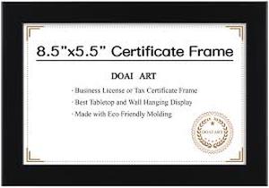 lot 4114 image: 8.5x11 Certificate Frame - New in Package 8.5x5.5 - Retail $12