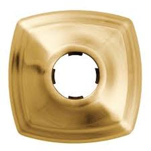 lot 4132 image: Moen 164745 Shower Arm Flange - Gold - Retail $36