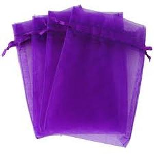 lot 4157 image: G2PLUS Purple Organza Bags 4x6 in, 100PCS Drawstring Organza Bags, Sheer Mesh Jewelry Pouches, Lavender Wedding Party Festival Gift Bag Candy Pouches for Mothers Day, Party Favors - Retail $10