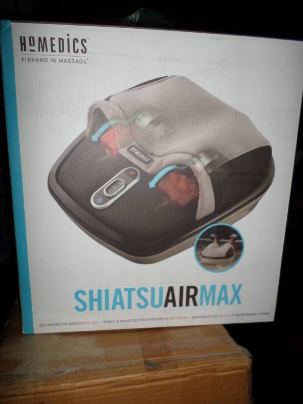 lot 4064 image: HoMedics Heated Air Compression Foot Massager