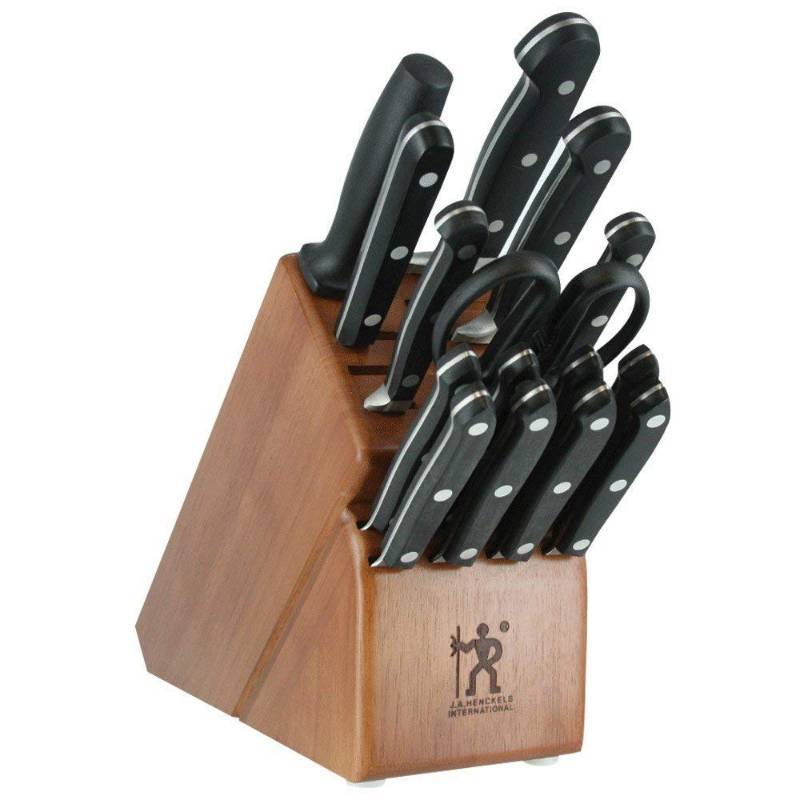 lot 4111 image: J.A. Henckels 35344-016 International CLASSIC 16-pc Knife Block Set