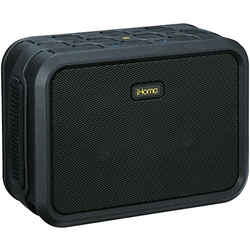 lot 4128 image: IHOME IBN6BXXC Water-Resistant Bluetooth(R) Stereo Speaker with Speakerphone & NFC