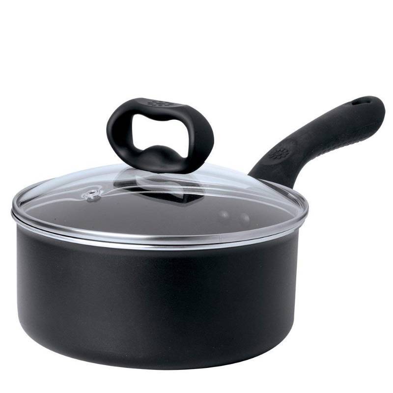 lot 2129 image: Ecolution Evolve Saucepan with Lid, 3-Quart, Black