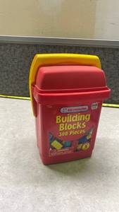 lot 1050 image: Kid Connection 300 Piece Building Blocks Set(never been open)
