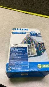 lot 1060 image: Philips 300-Bulb High Density Multi Icicle Lights