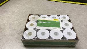 lot 1066 image: OfficeMax Bond Paper Rolls - 12 Pack